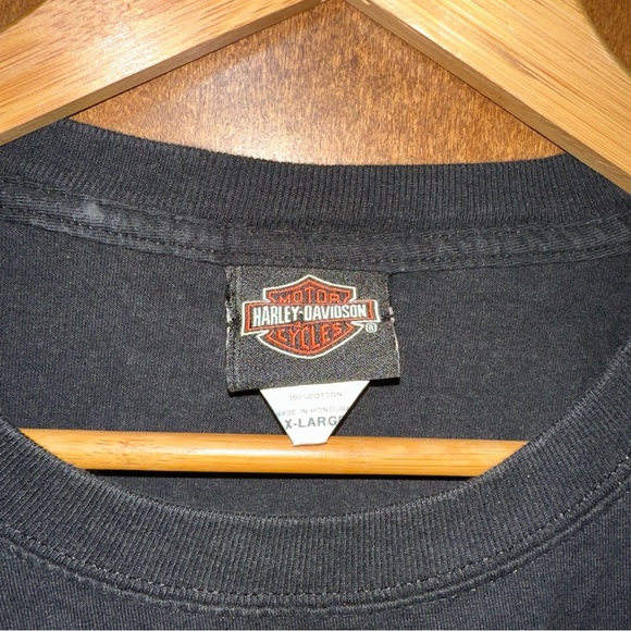 Ozark Harley Davidson Motorcycles Black T-Shirt  Lebanon Missouri Sz XL 2008 USA - Picture 5 of 6